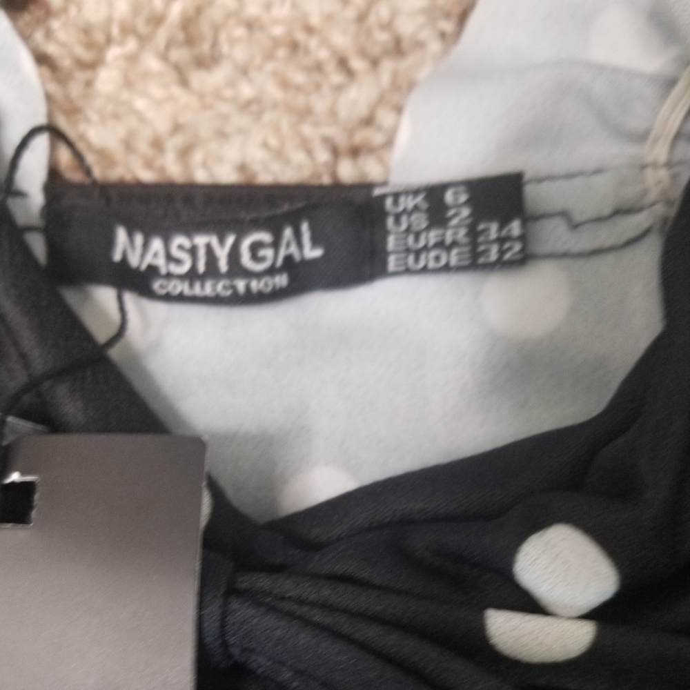 NWT Nasty Gal Polka Dot One Piece Swimsuit - Picture 5 of 9